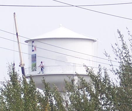 Water Tower installation